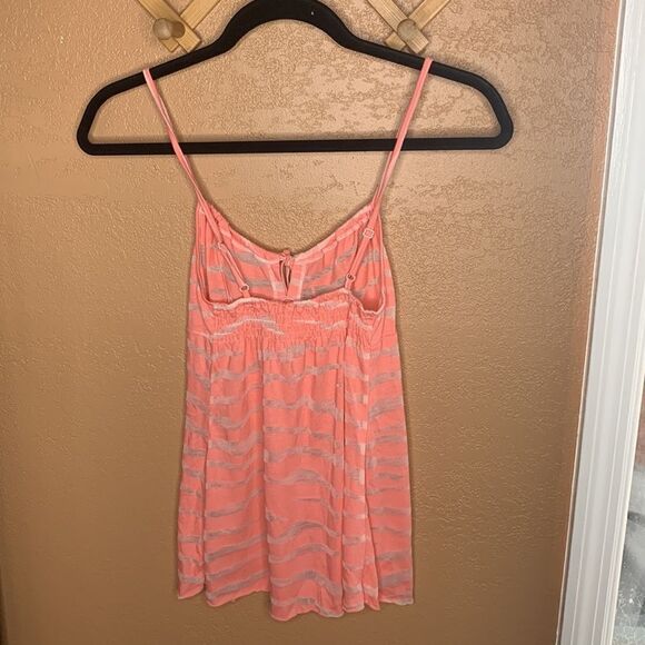 Free People Sheer Zebra Stripe Tank Size XS - Picture 5 of 11